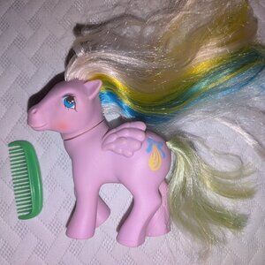 Vintage My Little Pony G1 Curly Locks Brush n Grow Pegasus